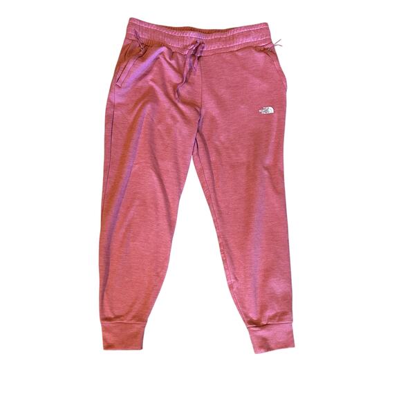 The North Face Women’s Rose Mauve Fleece-Lined Joggers – Size L Loungewear Cozy - Picture 2 of 8